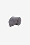Men's Black-Grey Patterned Tie