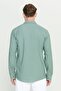 Men's Green Slim Fit Narrow Cut Classic Collar Cotton Shirt - 6