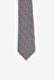 Men's Black-Grey Patterned Tie - 2