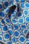 Men's Blue-Beige Patterned Handkerchief - 2