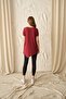 Burgundy Large Size T-Shirt - One Piece - 4