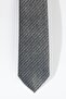 Men's Grey-Navy Blue Patterned Tie - 2