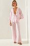 Women's Powder Tie-Dye Detailed Palazzo 1086 Top and Bottom Set 60251433