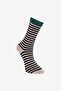 Men's Coffee-Black Patterned Bamboo Socket Socks - 3