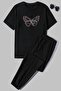 Unisex Butterfly 2-Piece Tracksuit Set