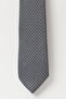 Men's Anthracite-gray Patterned Tie - 2
