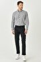 Men's Black Comfort Fit 360 Degree Stretch in All Directions Side Pocket Trousers - 2