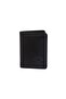 Genuine Leather Unisex Black Wallet Card Holder Sports Model - 4