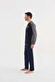 18620 Men's Crew Neck Pajama Set 23k - 2