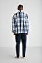 - Men's Navy Blue Fleece Pajama Set 18754 - 4