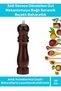Premium Series Stylish and Useful Kitchen Dining Brown Wooden Salt Black Pepper Spice Mill 20 Cm