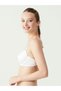 - Women's White Earless Hollow Bra 66142 - 2