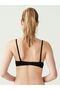 - Women's Black Earless Hollow Bra 66142 - 2