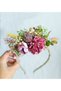 Artificial Flower, Bridesmaid & Party & Maternity & Outdoor Shoot Crown, Henna and Bridal Crown - 7