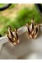 Bym606 3-Piece Gold Hoop Earring Set - Eye-Catching and Stylish Jewelry - 3