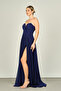 Women's Strapless Long Evening Dress 5437021 Purple - 2