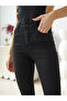 Bucha Jeans Super Black Color Throwback High Waist Label Bucha - 5