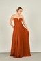 Women's Strapless Long Evening Dress 5437021 Tile - 3