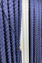 Harmony Series Tasseled Background Curtain Navy Blue - 1 to 2.5 Medium Pleats - 6