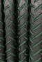 Harmony Series Tasseled Background Curtain Green - Pleated Free - 3