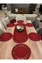 Jute, Wicker 6-Piece American Placemat Set, 6 Plate Sets, 1 Runner, 1 Bread Basket, Plate Mat, Home Decor
