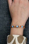 Miyuki Unisex Blue Orange Bracelet - 4