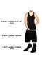 Men's Underwear Pack 6 Pcs. Athlete 6 Ad. Boxer 8 Pairs of Socks