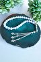 White Turquoise Prayer Beads, 33-bead rosary, turquoise stone rosary, certified, special. - 4