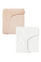 2 Pieces 65X95 cm Mother's Side Elastic Combed Cotton Fabric Baby Bed Sheet