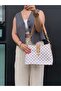 Women's Chain Strap 3 Compartment Shoulder Bag