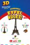 3D Paintable Wooden Eiffel Tower Model - Educational Toy for Children