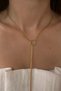 T Lock Chain Necklace - 2