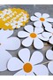 Daisy Theme Large Cake Toothpick Cake Topper Cupcake Cake Birthday Decorations 7 Pieces - 4
