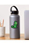 Green Geko Lizard Car, Motorcycle, Helmet, Laptop, Glass Sticker 14X12 cm - 5