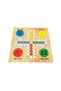 Traditional Fun Family Game Wooden Ludo (Size: 29 cm X 28,9 cm) - 3