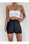 Black Women's Sea Shorts with Inner Tights - 4