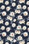 Mountain Daisy Patterned Digital Printed Fabric Suede-Like Texture Width 155cm Kms-33 - 2