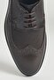 Men's Brown Laced Comfortable Sole Classic Leather Shoes - 3