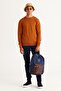 Men's Tile Standard Fit Normal Cut Crew Neck Jacquard Knitwear Sweater - 5