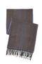 Men's Brown-dark blue Patterned Scarf