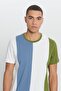 Men's Ecru-Khaki Standard Fit Regular Fit 100% Cotton Printed Crew Neck T-Shirt - 5