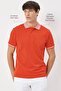Men’s Coral Slim Fit Shrink-Resistant Cotton Polo Shirt with Wrinkle-Free Finish - 3