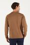 Men's Mink Standard Fit Normal Cut Warm Crew Neck Knitwear Sweater - 5