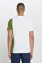 Men's Ecru-Khaki Standard Fit Regular Fit 100% Cotton Printed Crew Neck T-Shirt - 6