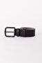 Men's Black Casual Faux Leather Jean Jeans Belt