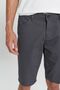 Men's Anthracite Slim Fit Slim Fit Dobby 100% Cotton Casual Chino Shorts - 5