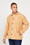 Men's Caramel Oversize Loose Cut Classic Collar Non-Pilling Winter Comfortable Fleece Shirt - 4