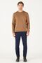 Men's Mink Standard Fit Normal Cut Warm Crew Neck Knitwear Sweater - 4