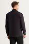 Men's Black Easy-Iron Slim Fit Slim Fit Classic Collar Cotton Shirt - 7