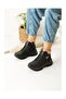 Acropol Wool Inside Beige Fur Winter Women's Boots - Black/Beige (You Can Prefer One Number Bigger) - 3